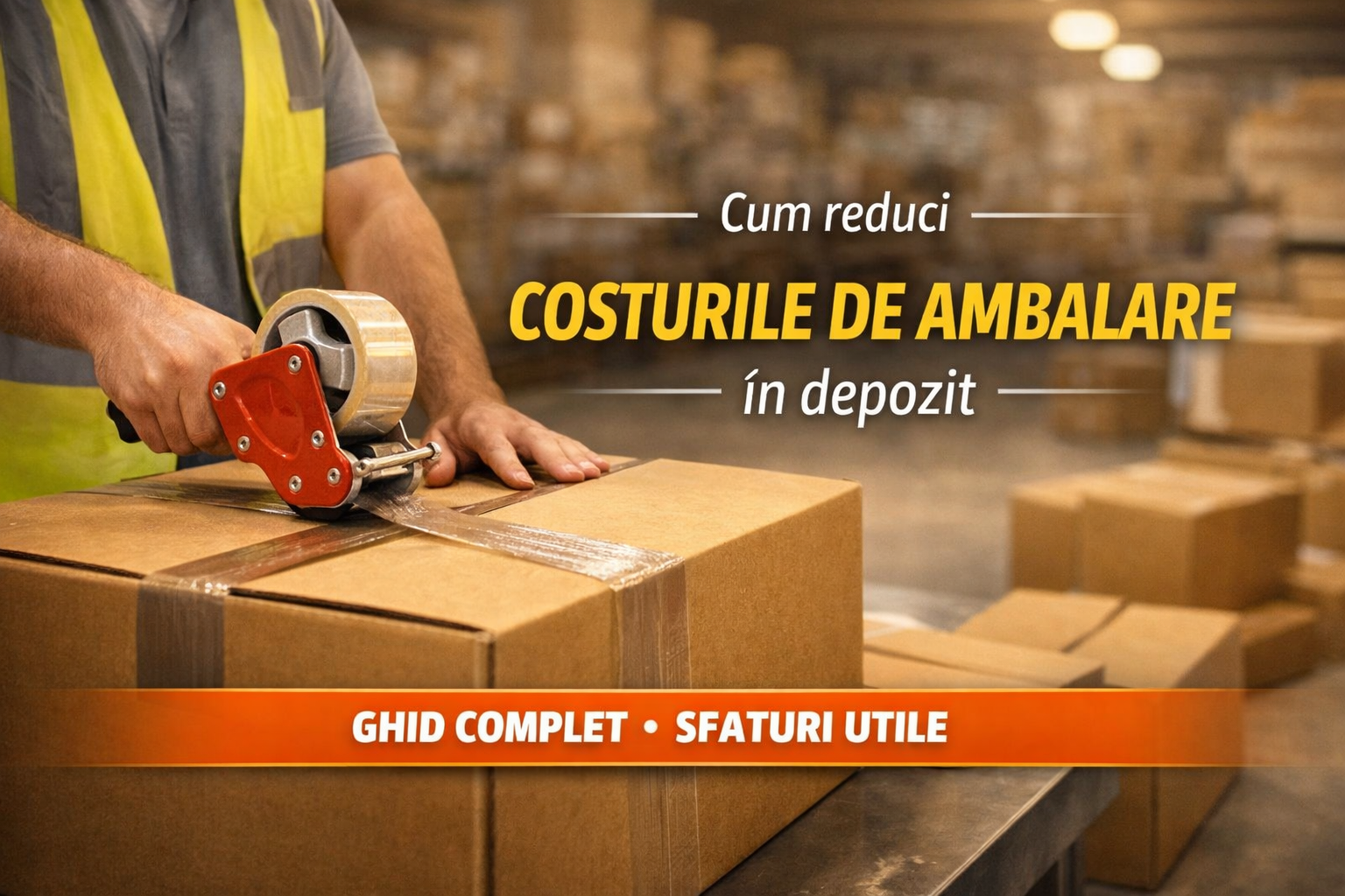 Cum reduci costurile de ambalare într un depozit