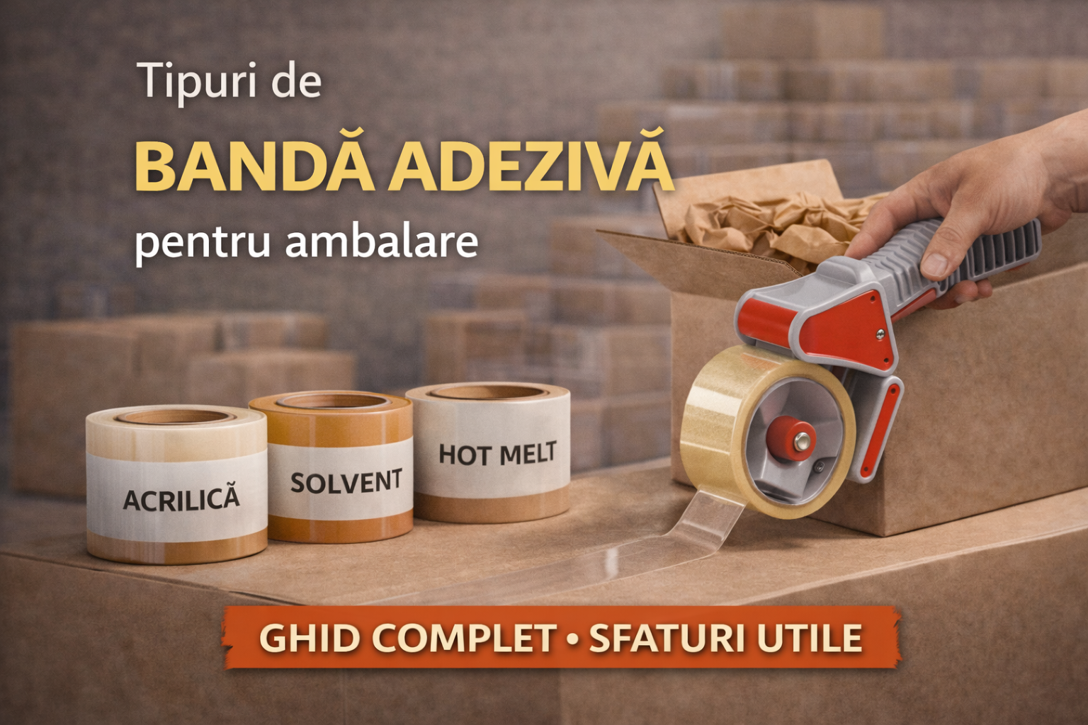 Tipuri de bandă adezivă