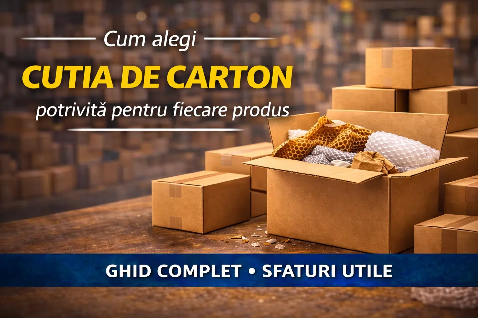 ghid cutia de carton